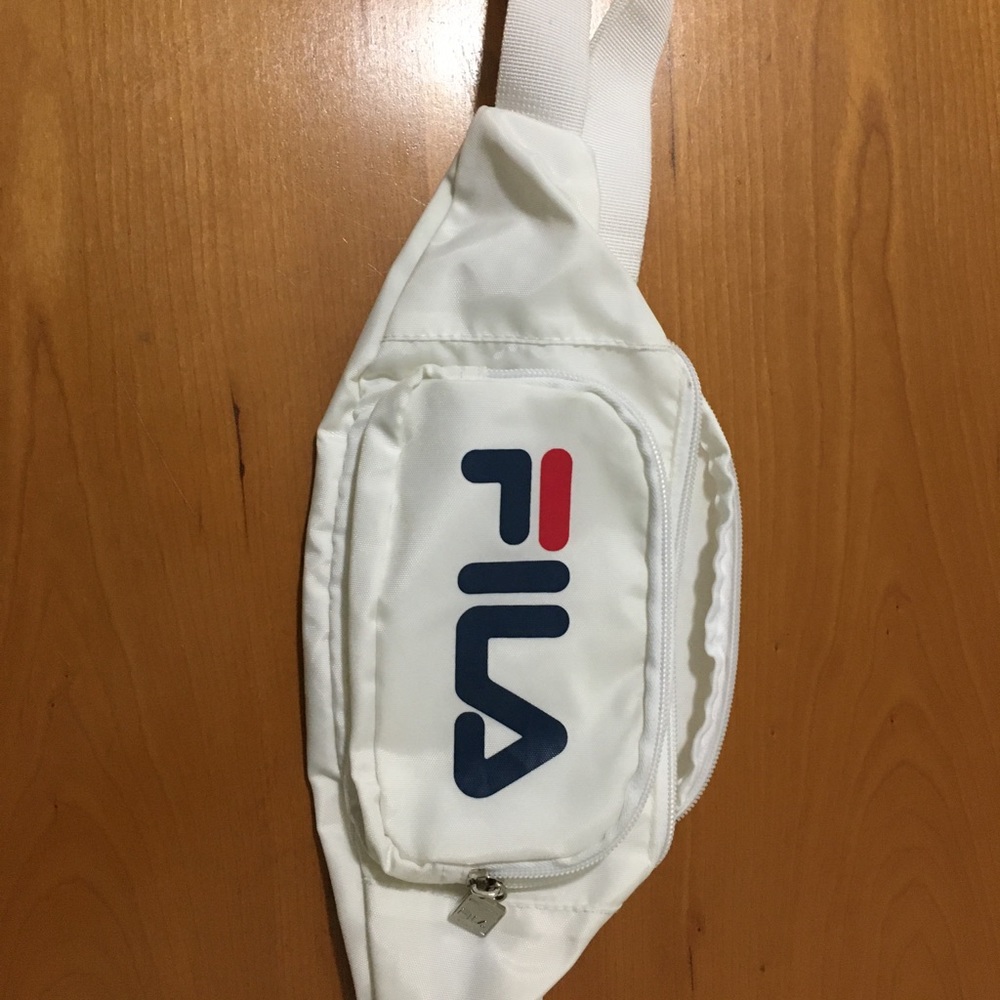White Fila Fanny Pack